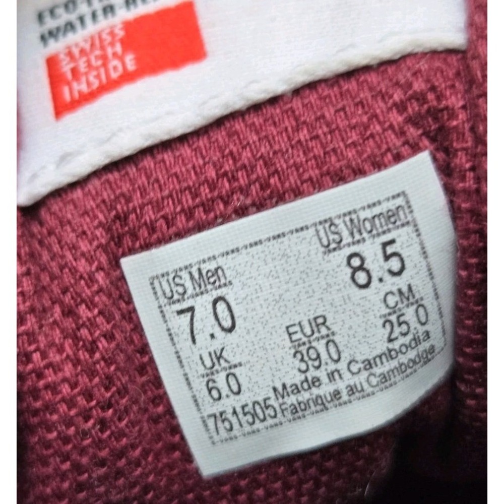 Vans Women's 8.5 Old Skool Pig Suede Sneaker in Color Tawny Port US Men 7 - Picture 6 of 11